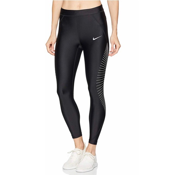 Nike Pants - Taupe Nike Running Speed Tight Fit 7/8 Length